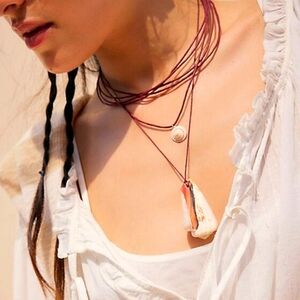 Free People Carolina Shell Layered Necklace
